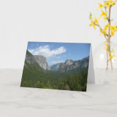 ヨセミテ国立公園のインスピレーションポイント カード (黄色い花)