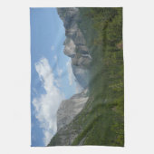 ヨセミテ国立公園のインスピレーションポイント キッチンタオル (縦)