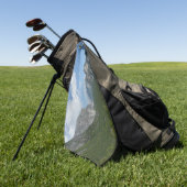 ヨセミテ国立公園のインスピレーションポイント ゴルフタオル (グリーン)