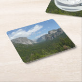 ヨセミテ国立公園のインスピレーションポイント スクエアペーパーコースター (アングル)