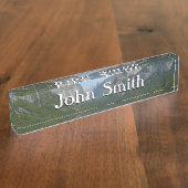 ヨセミテ国立公園のインスピレーションポイント デスクネームプレート (側面)