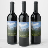 ヨセミテ国立公園のインスピレーションポイント ワインラベル (ボトル)