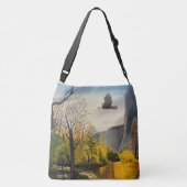 ヨセミテ国立公園のイーグルby Gary Poling クロスボディバッグ (裏面)