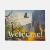 ヨセミテ国立公園のイーグルby Gary Poling ドアマット (正面)