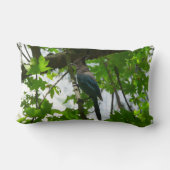 ヨセミテ国立公園のステラーズジェイ ランバークッション (裏面)