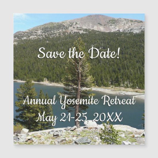 ヨセミテ国立公園のテナヤ湖 (正面)