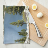 ヨセミテ国立公園のテナヤ湖 キッチンタオル (四つ折り)