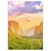 ヨセミテ国立公園のトンネルの眺め クリップボード (裏面)