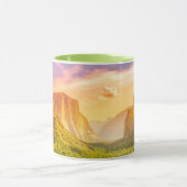 ヨセミテ国立公園のトンネルの眺め マグカップ (中央)