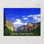 ヨセミテ国立公園のトンネルビュー ポストカード (正面)