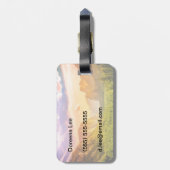 ヨセミテ国立公園のトンネル眺め ラゲッジタグ (裏面縦)