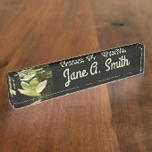 ヨセミテ国立公園のドッグウッズとレッドウッズ デスクネームプレート (側面)