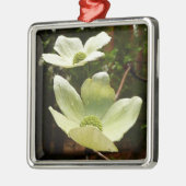 ヨセミテ国立公園のドッグウッズとレッドウッズ メタルオーナメント (左)