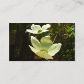 ヨセミテ国立公園のドッグウッズとレッドウッズ 名刺 (裏面)