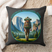 ヨセミテ国立公園のハイカー クッション (ブランケット)