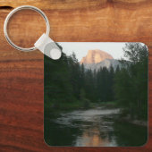 ヨセミテ国立公園のハーフドームサンセット キーホルダー (正面)