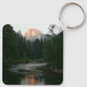 ヨセミテ国立公園のハーフドームサンセット キーホルダー (裏面)