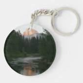 ヨセミテ国立公園のハーフドームサンセット キーホルダー (裏面)