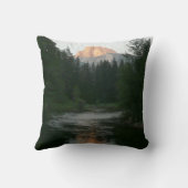 ヨセミテ国立公園のハーフドームサンセット クッション (裏面)