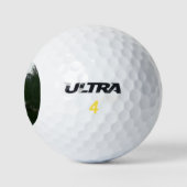 ヨセミテ国立公園のハーフドームサンセット ゴルフボール (ロゴ)