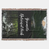 ヨセミテ国立公園のハーフドームサンセット スローブランケット (正面)