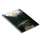 ヨセミテ国立公園のハーフドームサンセット ノートブック (右側)