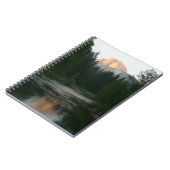 ヨセミテ国立公園のハーフドームサンセット ノートブック (左側)