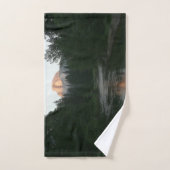 ヨセミテ国立公園のハーフドームサンセット ハンドタオル (ハンドタオル)