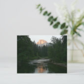 ヨセミテ国立公園のハーフドームサンセット ポストカード (スタンド正面)