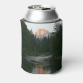ヨセミテ国立公園のハーフドームサンセット 缶クーラー (缶裏面)