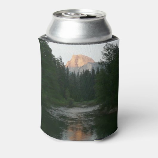 ヨセミテ国立公園のハーフドームサンセット 缶クーラー (缶裏面)