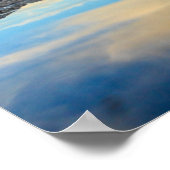 ヨセミテ国立公園のハーフドーム山 ポスター (角)