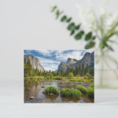 ヨセミテ国立公園のバレービュー ポストカード (スタンド正面)