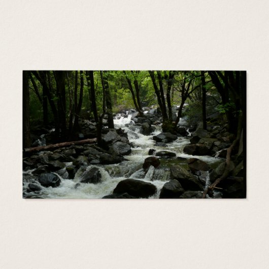 ヨセミテ国立公園のブリダルヴェイルクリーク (裏面)