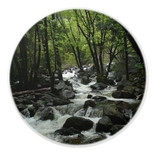 ヨセミテ国立公園のブリダルヴェイルクリーク セラミックノブ (正面)