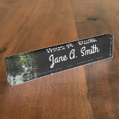 ヨセミテ国立公園のブリダルヴェイルクリーク デスクネームプレート (側面)