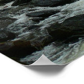 ヨセミテ国立公園のブリダルヴェイルクリーク ポスター (角)