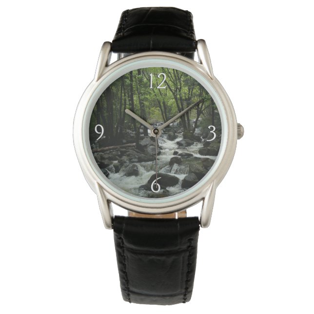 ヨセミテ国立公園のブリダルヴェイルクリーク 腕時計 (正面)