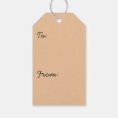 ヨセミテ国立公園のマリポサグローブ ギフトタグ (裏面)