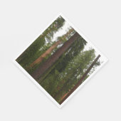 ヨセミテ国立公園のマリポサグローブ スタンダードランチョンナプキン (角)