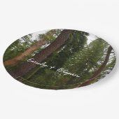 ヨセミテ国立公園のマリポサグローブ ペーパープレート (アングル)