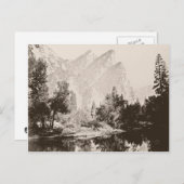 ヨセミテ国立公園のヴィンテージ画像 ポストカード (正面/裏面)