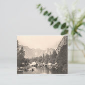 ヨセミテ国立公園のヴィンテージ画像 ポストカード (スタンド正面)