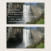 ヨセミテ国立公園のヴェルナル滝I (正面&裏面)