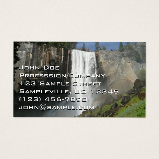 ヨセミテ国立公園のヴェルナル滝I (正面)