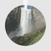 ヨセミテ国立公園のヴェルナル滝I オーナメント (裏面)