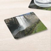 ヨセミテ国立公園のヴェルナル滝I スクエアペーパーコースター (アングル)