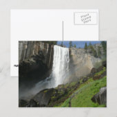 ヨセミテ国立公園のヴェルナル滝I ポストカード (正面/裏面)