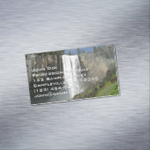 ヨセミテ国立公園のヴェルナル滝I マグネット名刺 (インサイチュ)