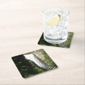 ヨセミテ国立公園のヴェルナル滝II スクエアペーパーコースター (インサイチュ)